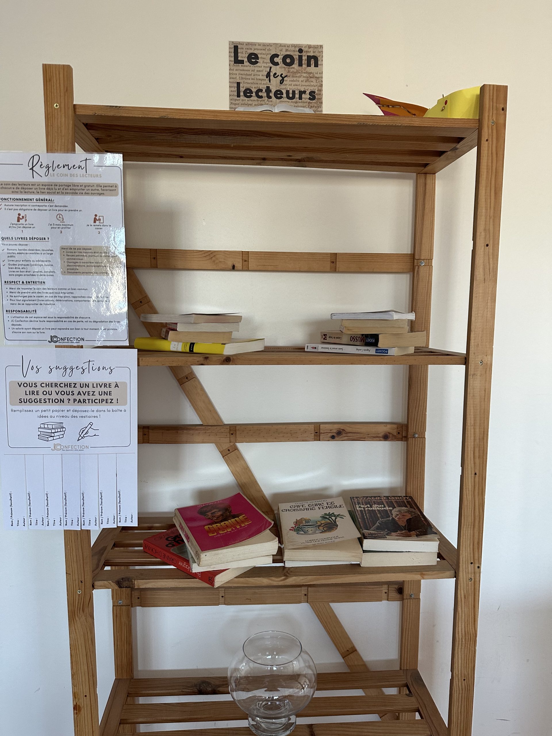 Une boîte à livres pour partager autrement